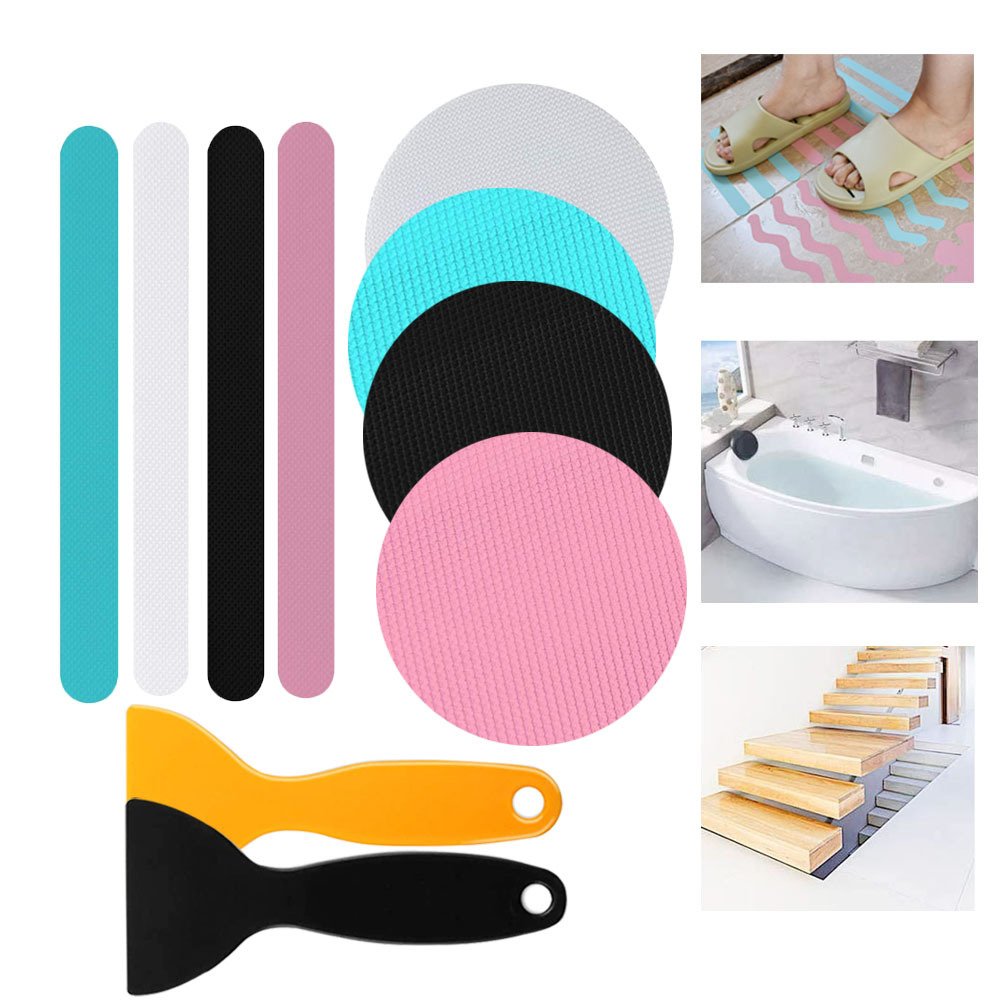 Hot sale Non-Slip Stickers Safety Shower Strips Cuted shape anti slip tape anti slip bath mat kids anti-slip strip for stairs