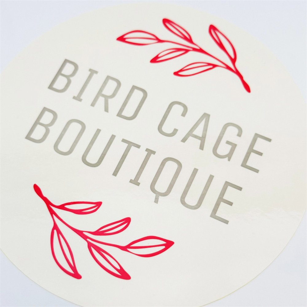 Best Price Round Sticker Labels Gloss Finish Sticker Waterproof Labels Customize Logo Label