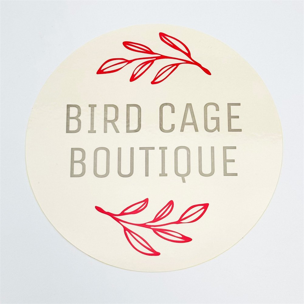 Best Price Round Sticker Labels Gloss Finish Sticker Waterproof Labels Customize Logo Label