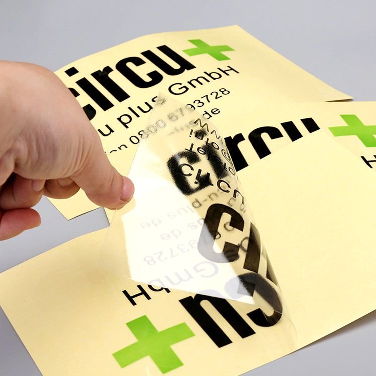 Custom silk print Strong Self Adhesive PVC adhesive sticker