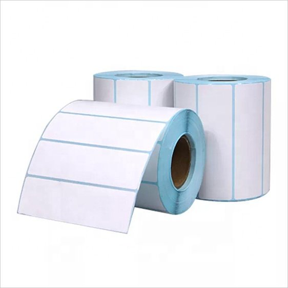 Great Price Food Fanfold Adhesive Sticker 70 X 50 mm Printed Scale Die Cut Paper Sticker Direct Thermal Labels Roll
