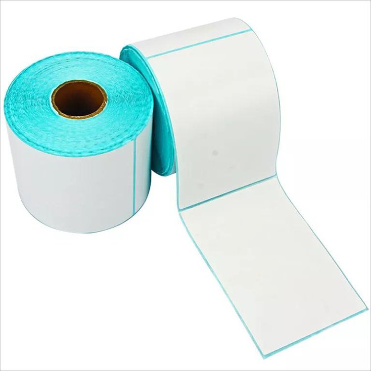 Great Price Food Fanfold Adhesive Sticker 70 X 50 mm Printed Scale Die Cut Paper Sticker Direct Thermal Labels Roll