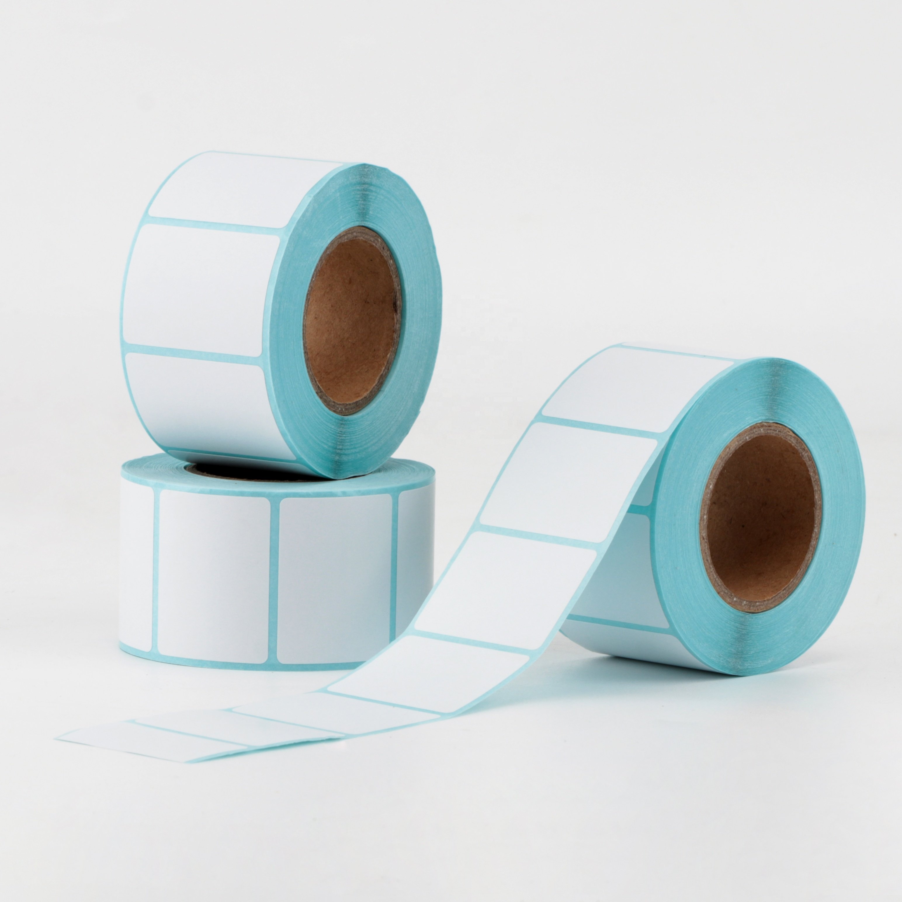Great Price Food Fanfold Adhesive Sticker 70 X 50 mm Printed Scale Die Cut Paper Sticker Direct Thermal Labels Roll