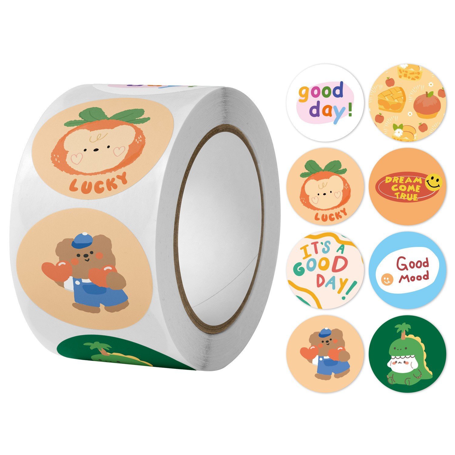 Waterproof Stickers Wholesale Customize Size Logo Stocks PP Material PVC Coated Paper Sticker Easy to Stick