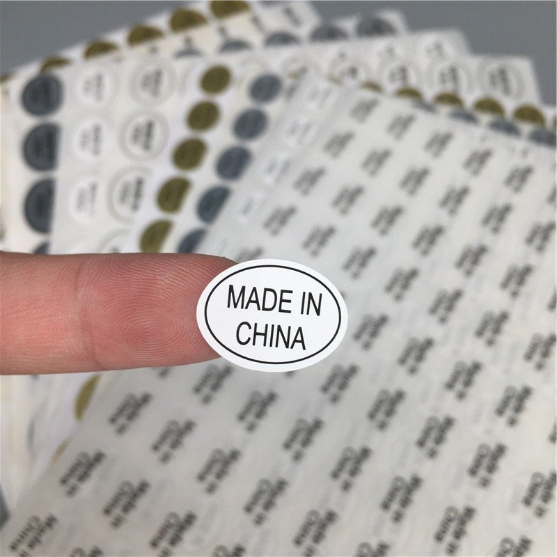Waterproof Stickers Wholesale Customize Size Logo Stocks PP Material PVC Coated Paper Sticker Easy to Stick