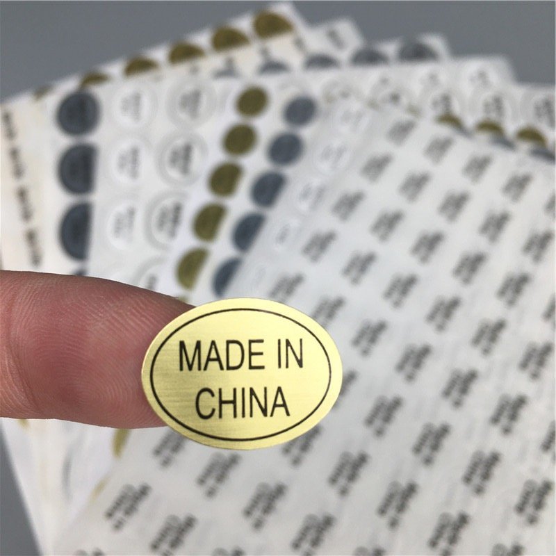 Waterproof Stickers Wholesale Customize Size Logo Stocks PP Material PVC Coated Paper Sticker Easy to Stick