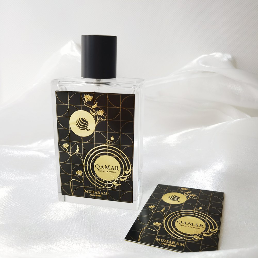 Custom High Quality Aluminum Private Label Custom Logo Embossed Or Engraved Metal Perfume Label