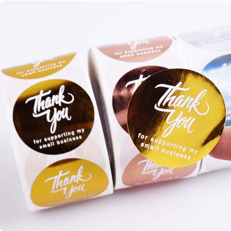 Waterproof Label Stickers for Brand Metal Foil Labels Designers Custom Adhesive Sticker Logo Labels For Bottles Packaging