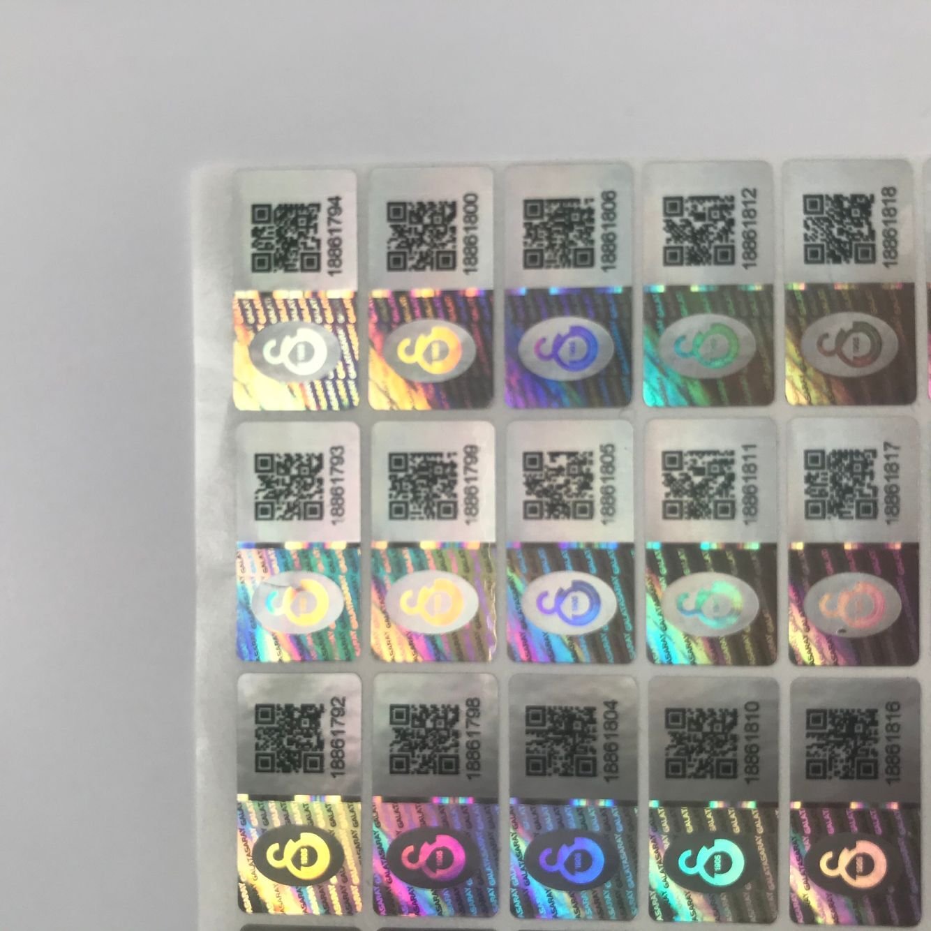 QR code Label stickers