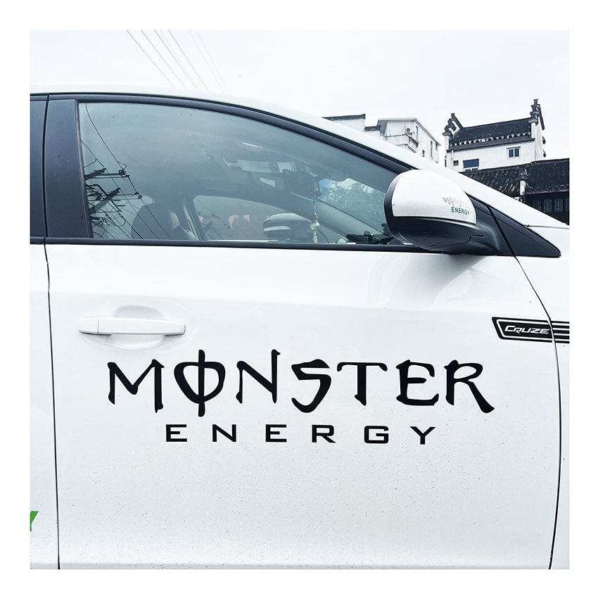 Weather Resistant Outdoor Use Custom Logo Car Vinyl Transfer Sticker Car Window Decal