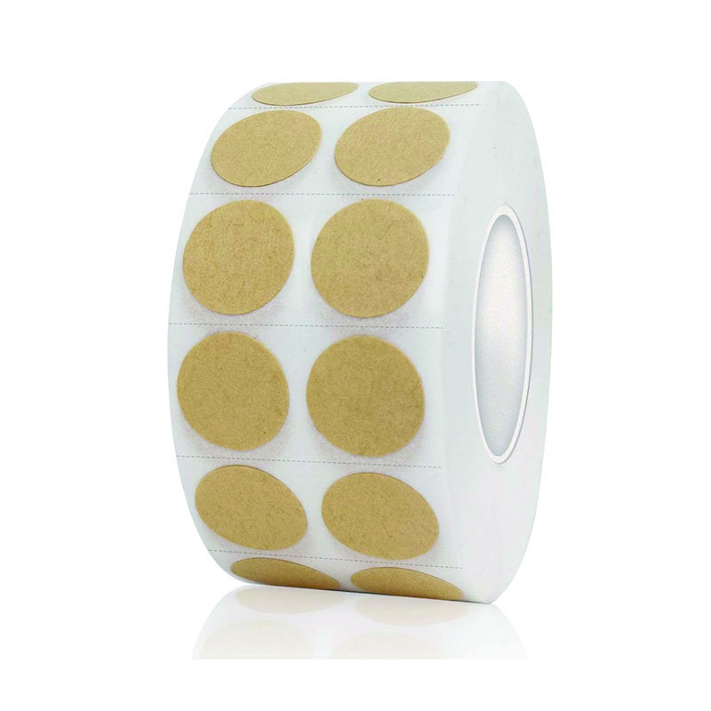 Permanent Sticker Labels Kraft Dots With Colored Dots per Dispenser Box Ideal Sticky Dots for Arts and Crafts