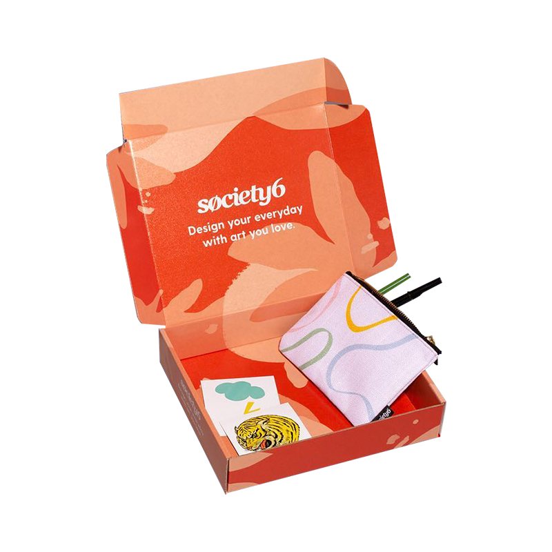 12X9X3 Luxury Custom Color Printing Corrugated Packaging Paper Mailer Boxes With Insert and Stickers