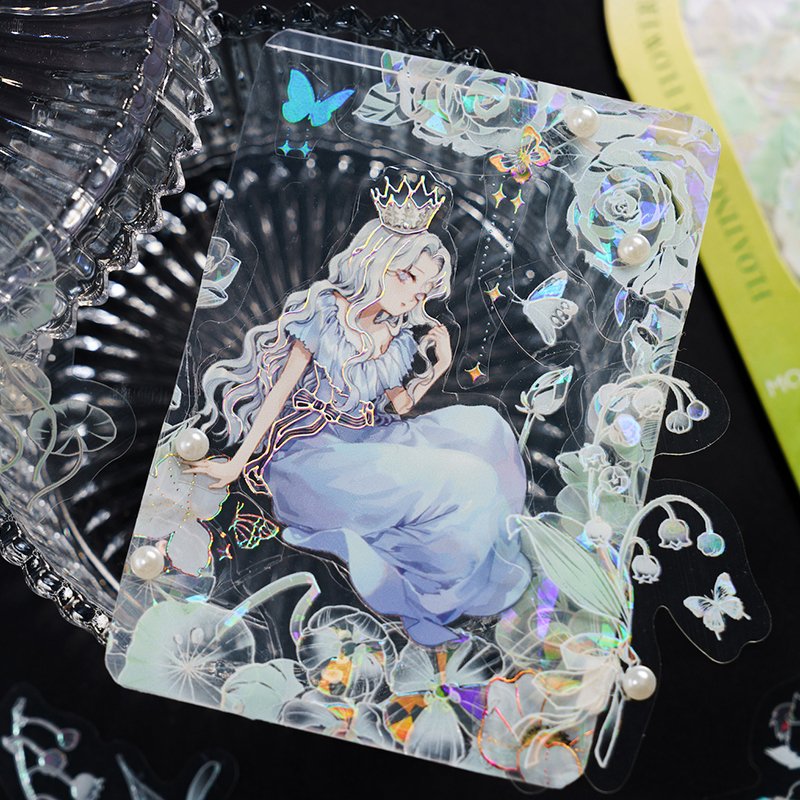 DESEN Neon Anime Waterproof Stickers Tags Bulk Anime Sticker Manufacturer 100pcs cute cartoon stickers pack vinyl waterproof