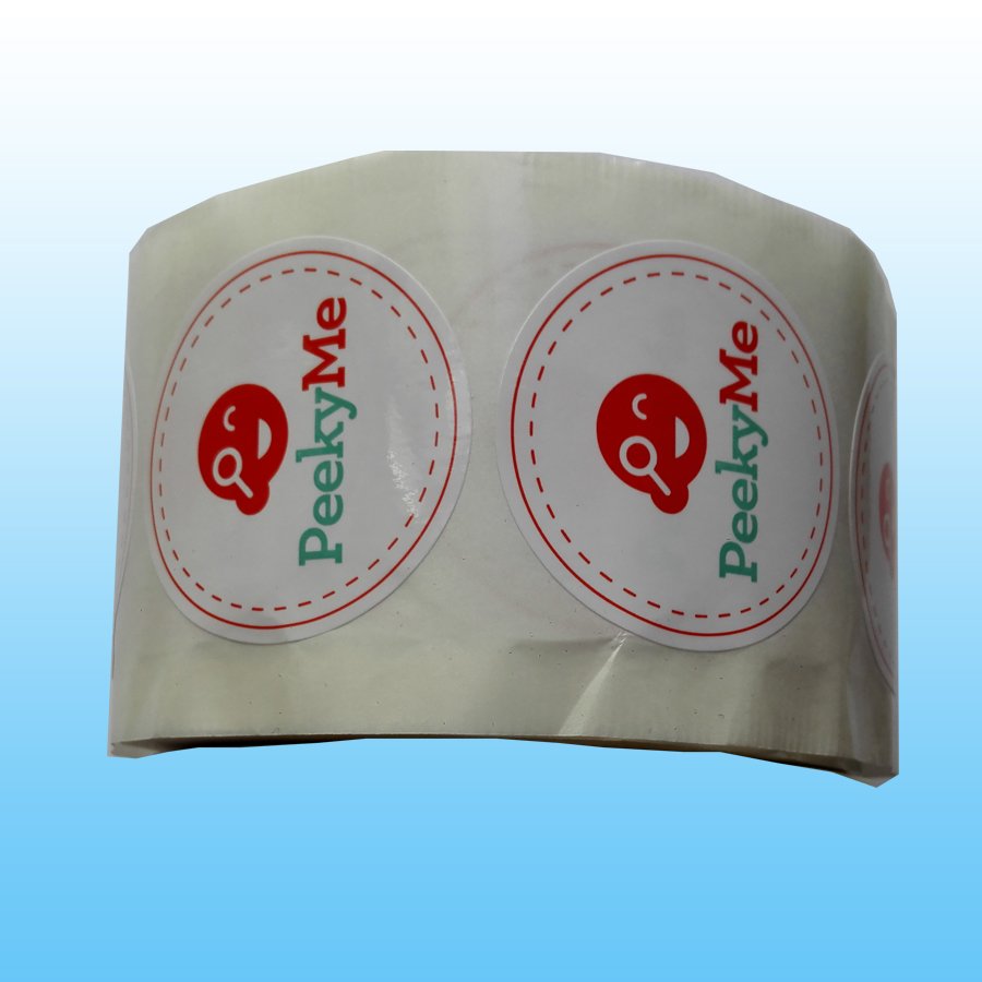 Custom brand waterproof logo Sticker