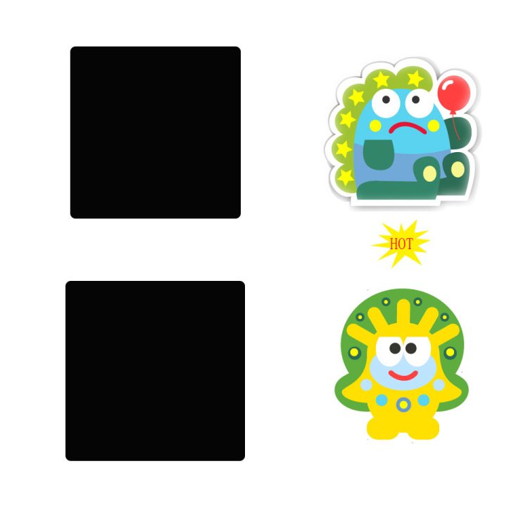Color Changing Sticker Thermochromic Potty Training Sticker for Children