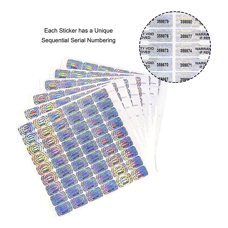 High Quality VOID Stickers Security Labels PET Labels