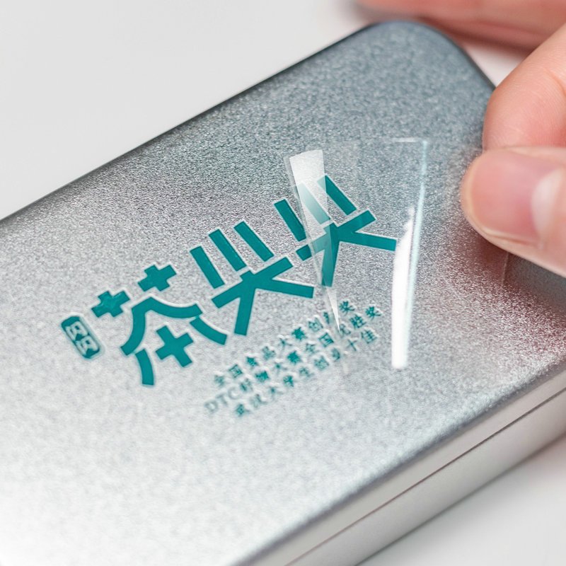 Custom Waterproof Clear Vinyl Stickers Logo Printing Adhesive Cosmetic Packaging Glass Perfume UV Transfer Stickers Label