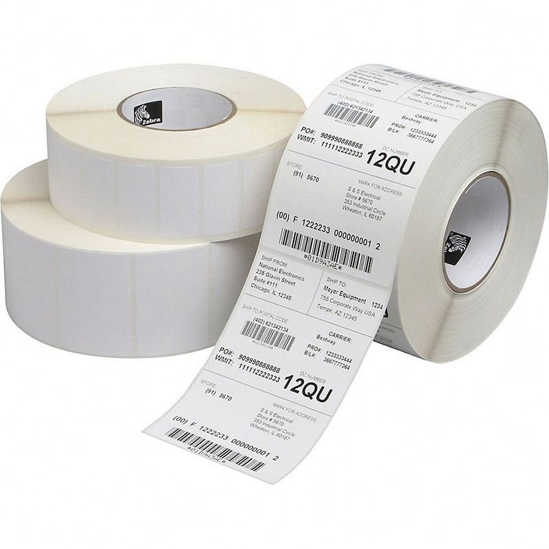 Barcode Packaging White Sensitive Roll Direct Thermal Sales Custom Logo Stickers Packaging Labels