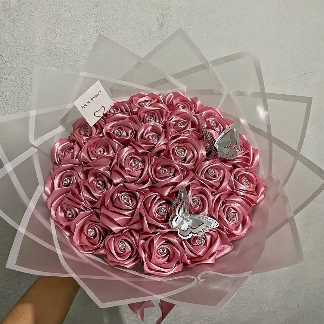 New Style Bouquet Butterfly Decoration Flower Shop Butterfly Wall Sticker PVC Cubic Butterfly