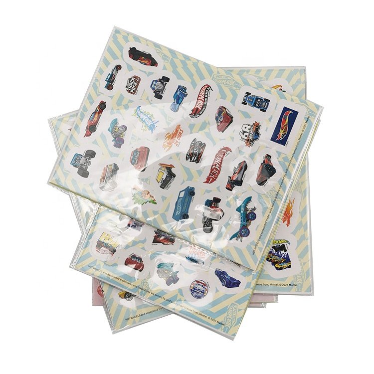 Custom UV Proof Decorative Stickers Waterproof PVC Vinyl Sticker Die Cut Custom Logo Sticker