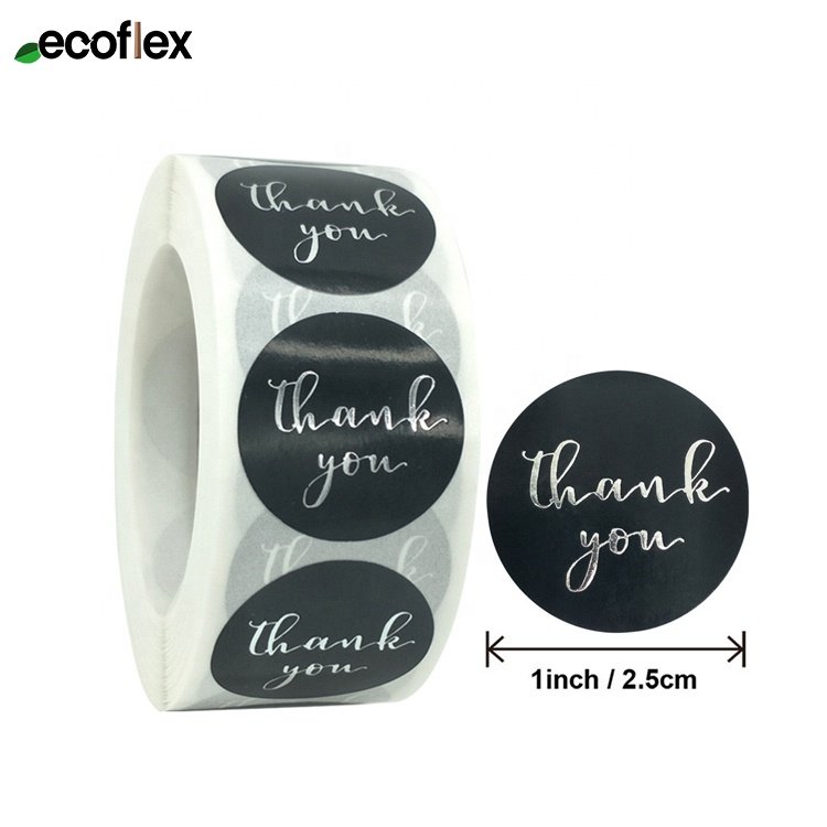 Thank You Stickers For Small Business Custom Logo Thank You Labels