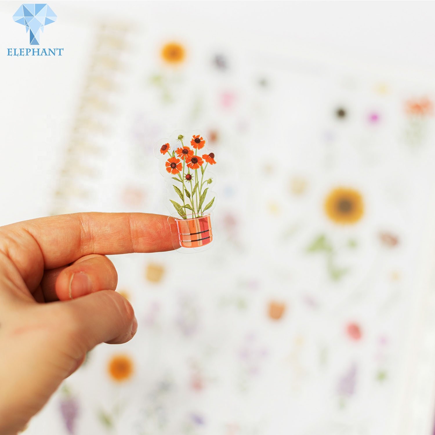 Small Activity Perforated Binder Rings Spiral Binding Hardcover Manuscript Daily Planner Journal Note Book With Stickers