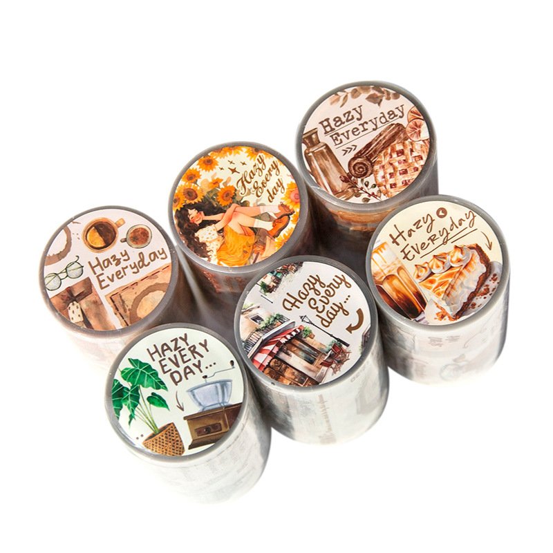 3M/Roll PET Tape Misty Everyday Series Matte Life Theme Handbook DIY Recycled Stickers