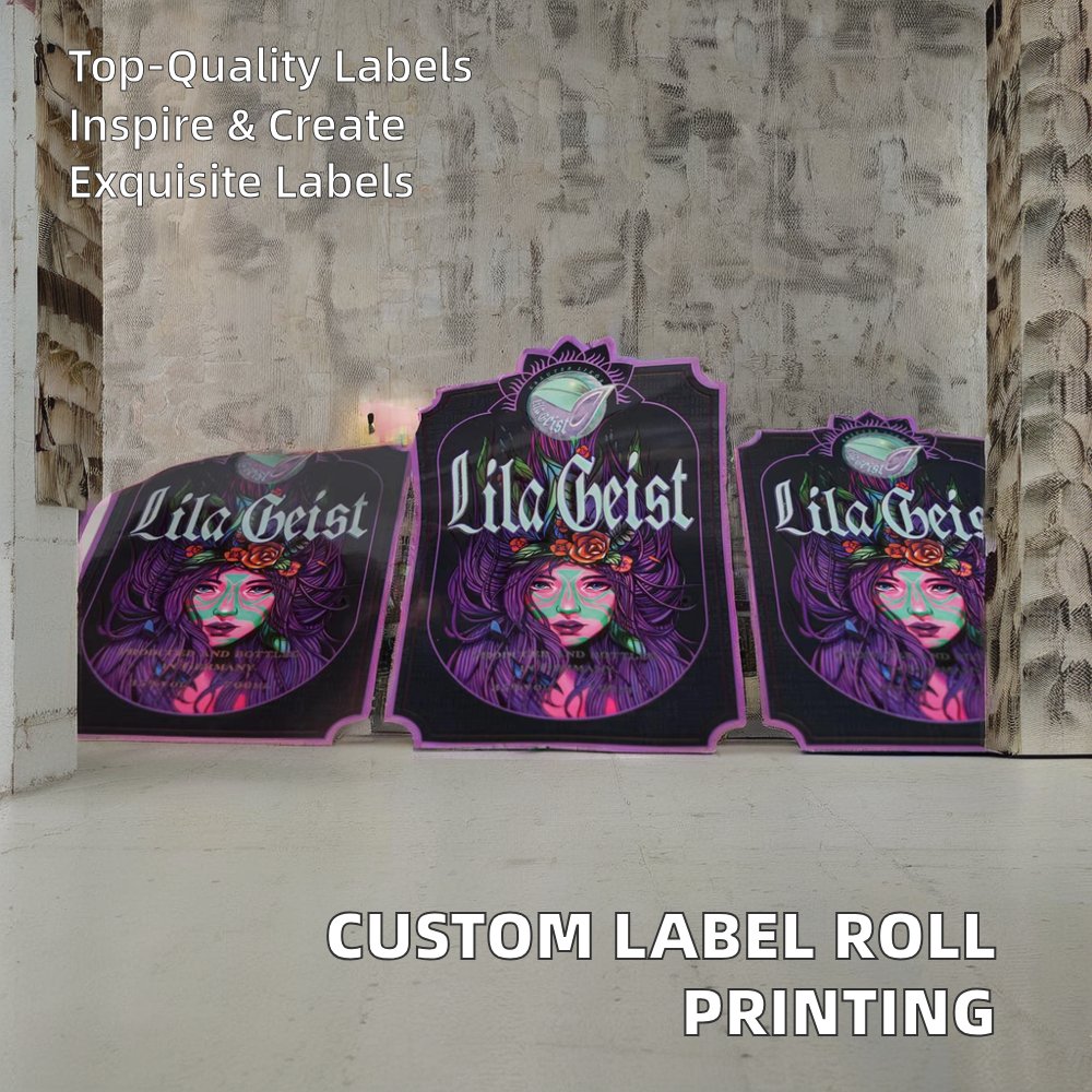 Factory Price Custom Printed Self-Adhesive Vinyl PVC Paper Packaging Label Roll Sticker Printing