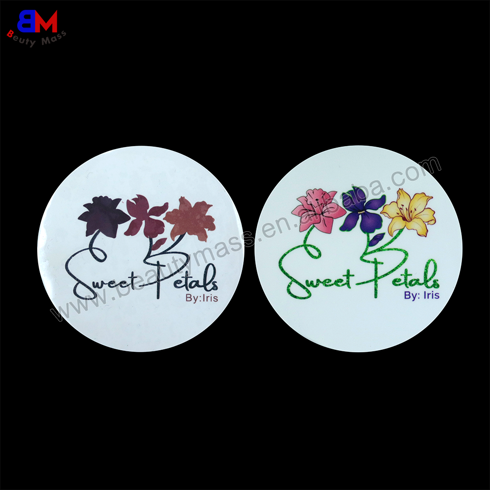 Wholesale Custom Logo Sticker Label Printing Synthetic Paper Adhesive Round Logo Sticker