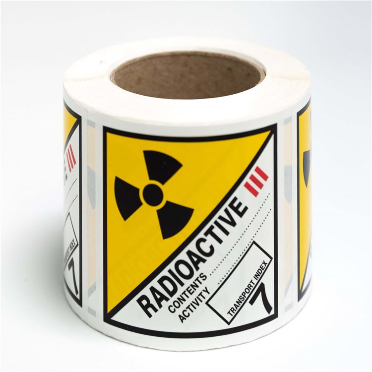 Dangerous Goods Label Weather Resistant Shipping Label International Standard Hazard Label Sticker Custom