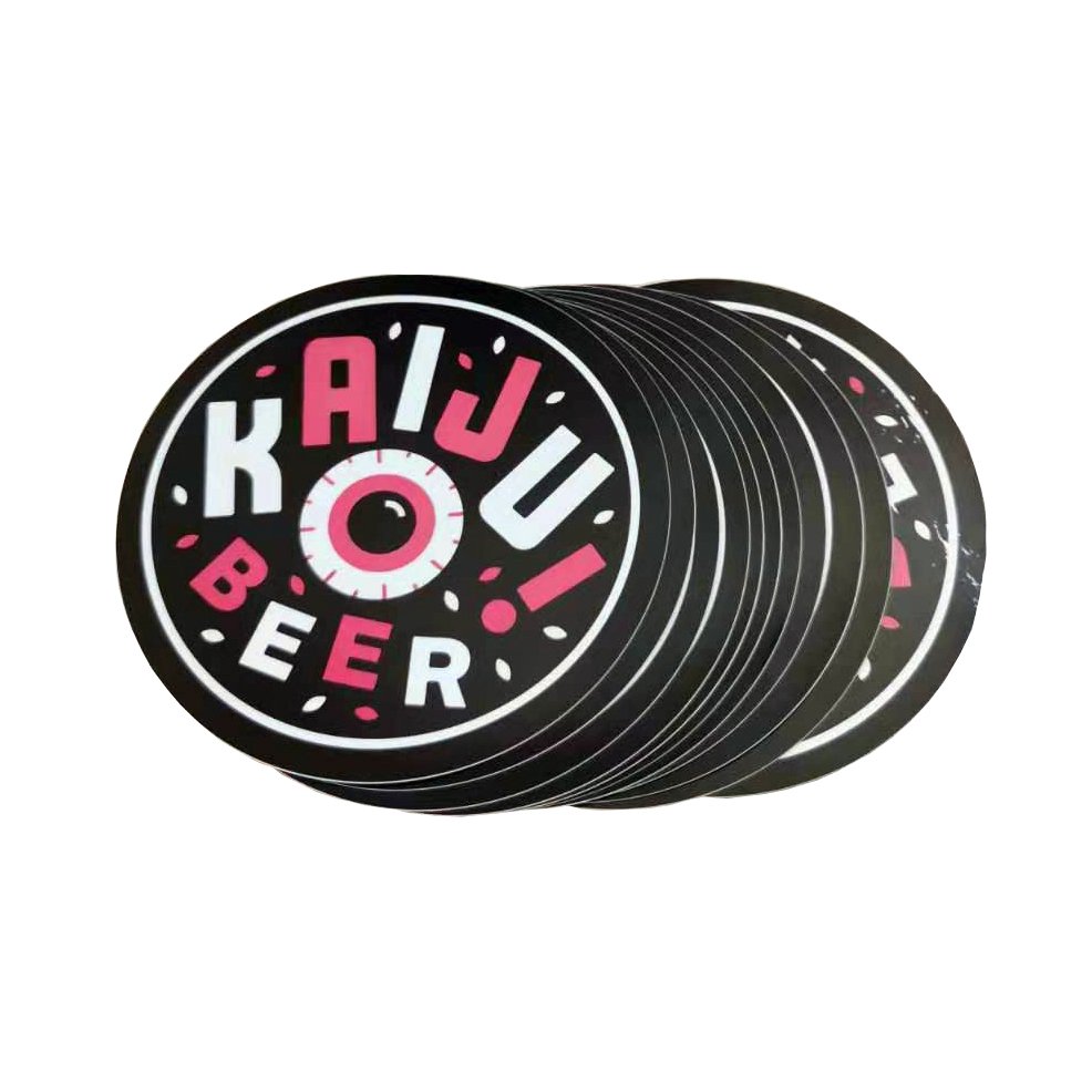 Product Sticker Printing Custom Round Adhesive Brand Circle Logo stickers