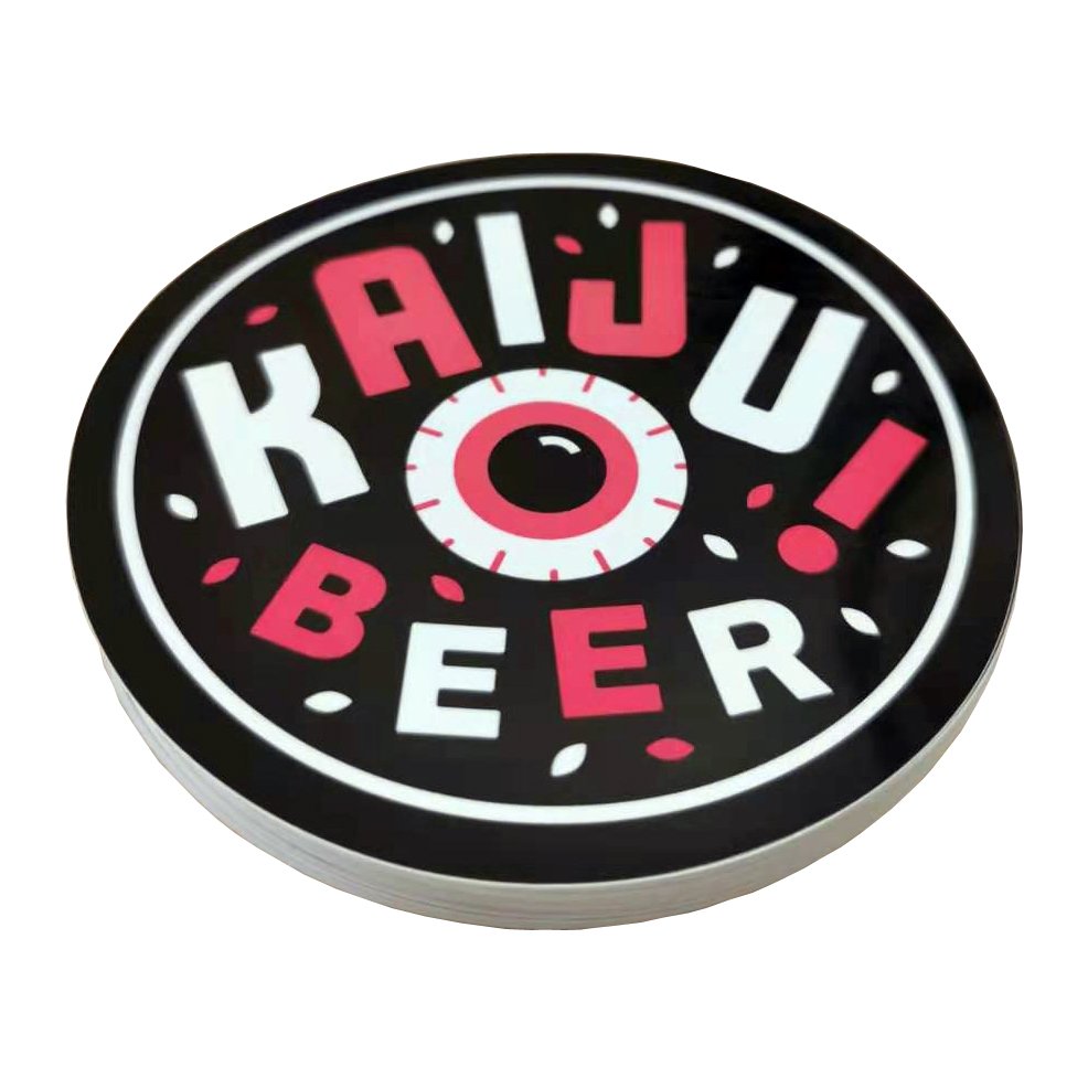 Product Sticker Printing Custom Round Adhesive Brand Circle Logo stickers