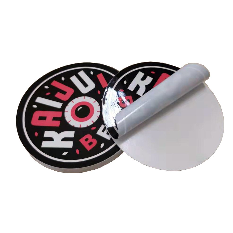 Product Sticker Printing Custom Round Adhesive Brand Circle Logo stickers