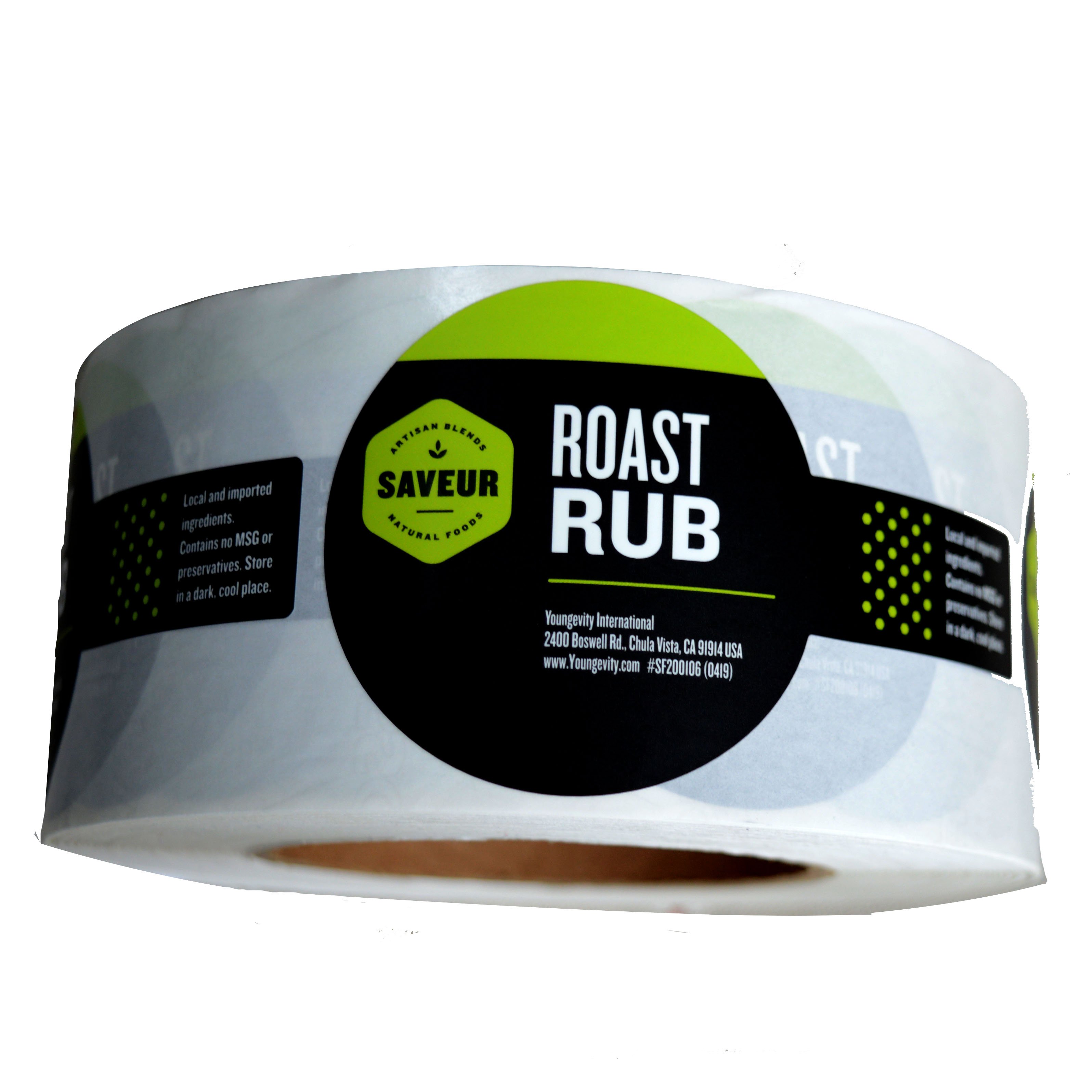 Custom high quality PP PET engine oil label sticker