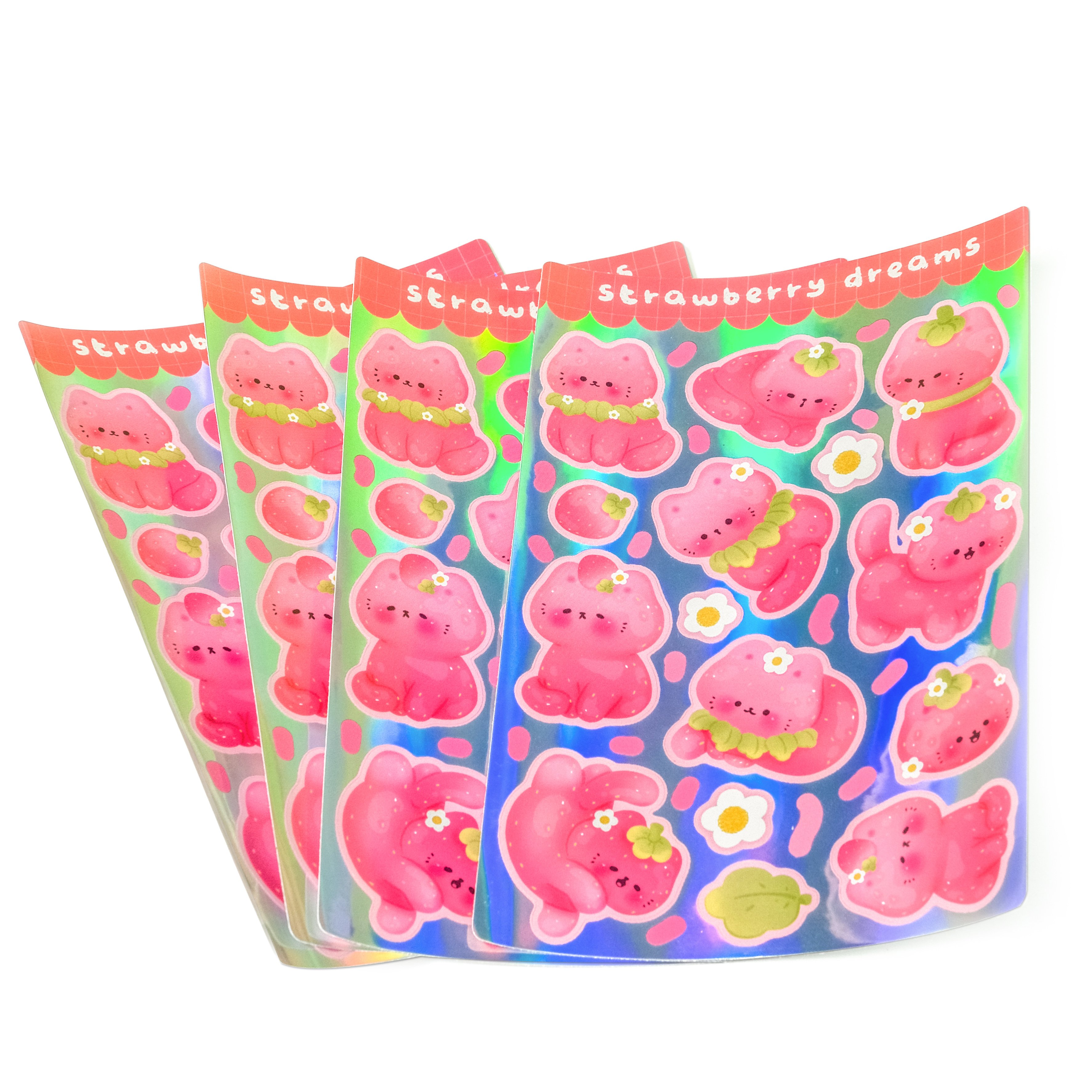 Custom Waterproof Pvc Vinyl Kiss Cut Paper Stickers Custom Printed Cute Cartoon Stationery Decoration Uv Printing