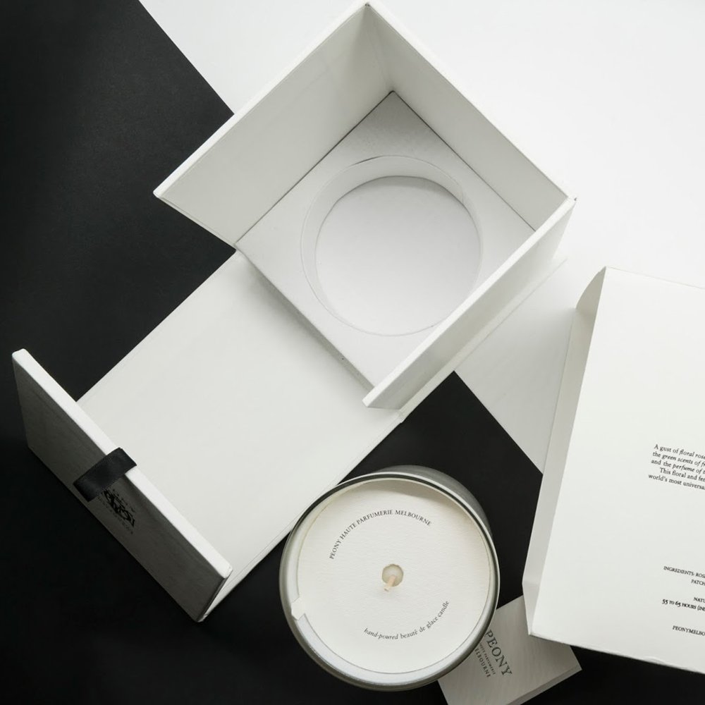Design logo custom wholesale candle boxes packaging gift set custom luxury candles set with luxury packaging candle gift box