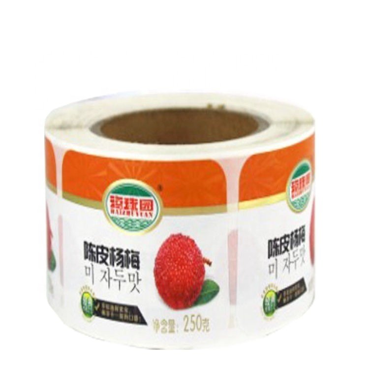Cheap Logo Printing Customized Printed Art Paper Adhesive Packaging Sticker Labels