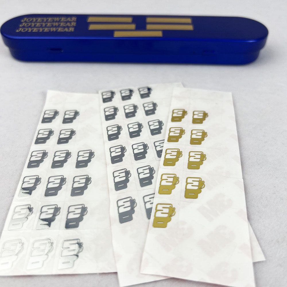 Nickel Sticker Logo Hight Quality Metal Label Personalized Labels Waterproof Sticker Nickel 3D Transfer Gold Sticker