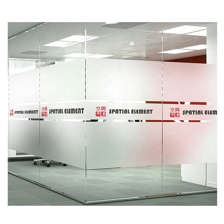 Manufacturers supply Office Glass Door Frosted Stickers Self-adhesive electrostatic glass sticker Translucent opaque film PVC