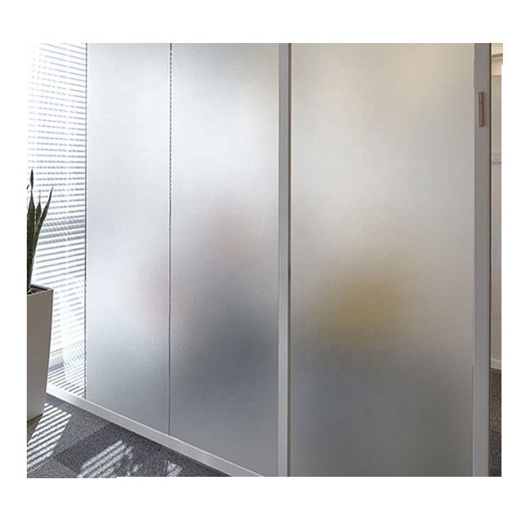 Manufacturers supply Office Glass Door Frosted Stickers Self-adhesive electrostatic glass sticker Translucent opaque film PVC