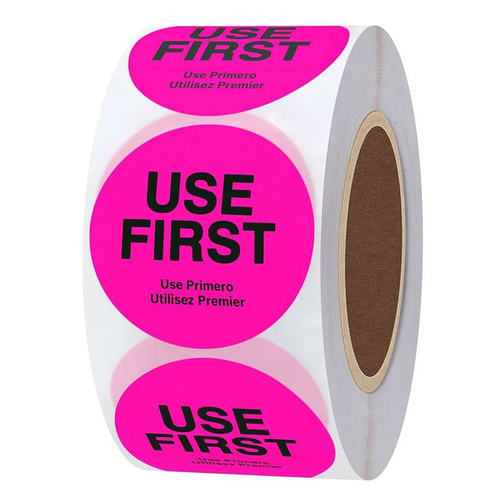 fluorescent warning label stickers fluorescent labels Caution Stickers