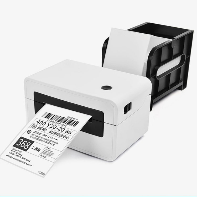 Clear delivery fanfold thermal label 4x6 thermal printer label shipping sticker 10X15 adhesive waybill sticker a6 shipping label