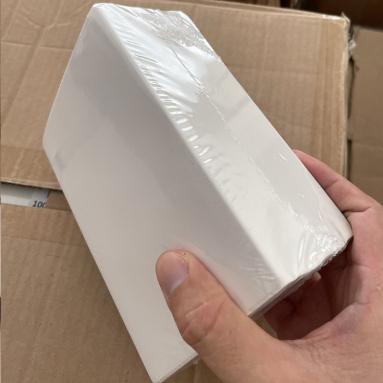 Clear delivery fanfold thermal label 4x6 thermal printer label shipping sticker 10X15 adhesive waybill sticker a6 shipping label
