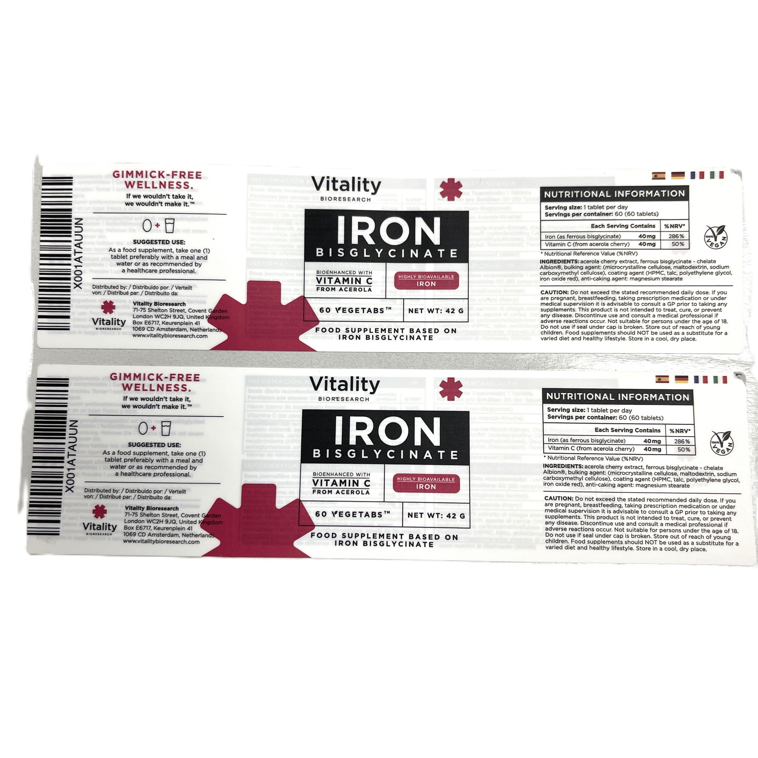 Customized Self-Adhesive Multi-Layer Sticker Labels for Packaging label Bottle label