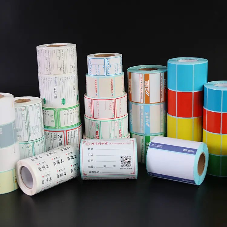 High quality factory direct sales thermal printing label stickers clear 40*30-800