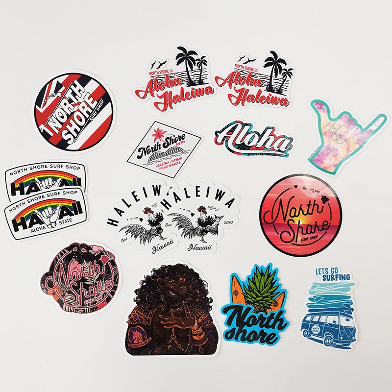 Scratch Proof UV Resist Waterproof Vinyl Outdoor Car Vehicle Laptop Door Decal Sticker Custom Die Cut Logo Customized Stickers