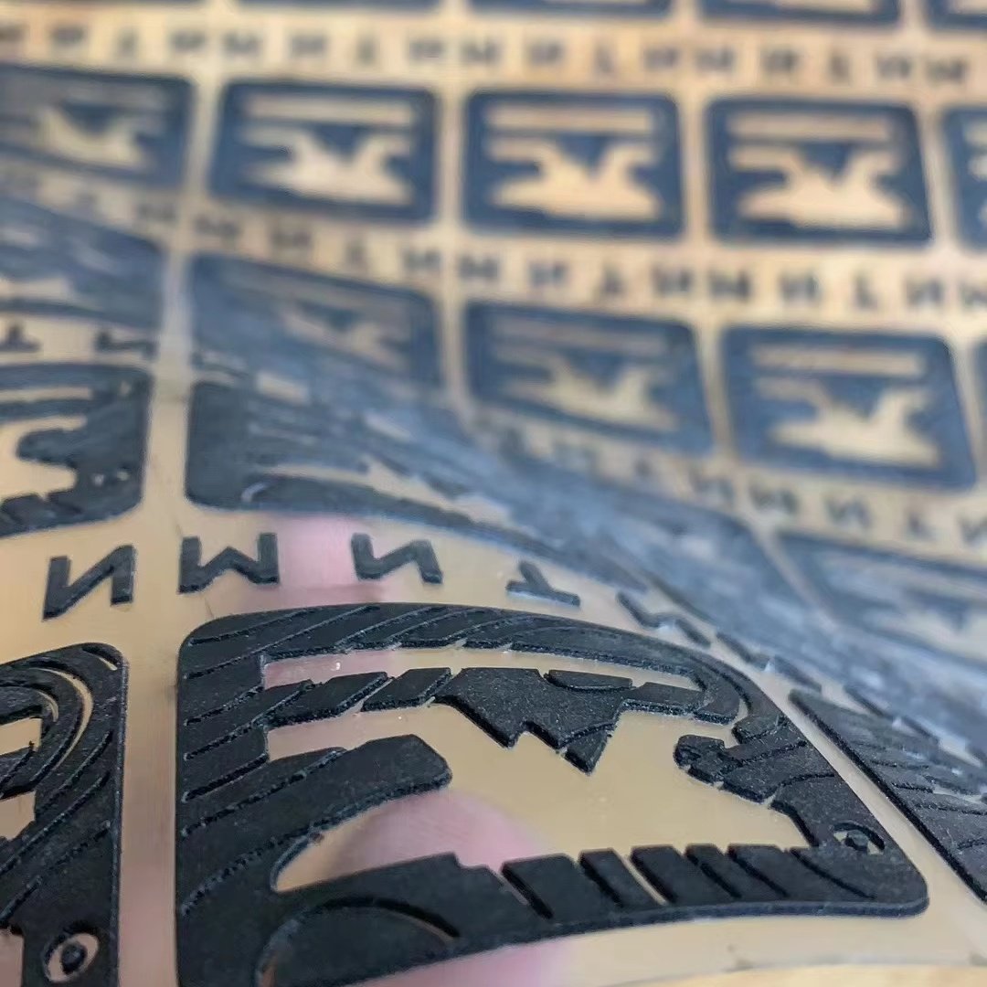 Factory customization 3d TPU sticker puff print vinyl Waterproof silicone heat transfer