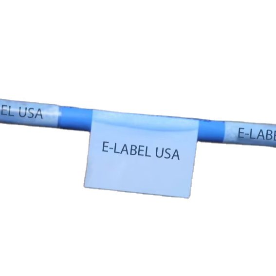Hot Selling Clear Cable Labels Self-Laminating Adhesive Wire Tags Easy Identification Custom Sticker Stamping Economical
