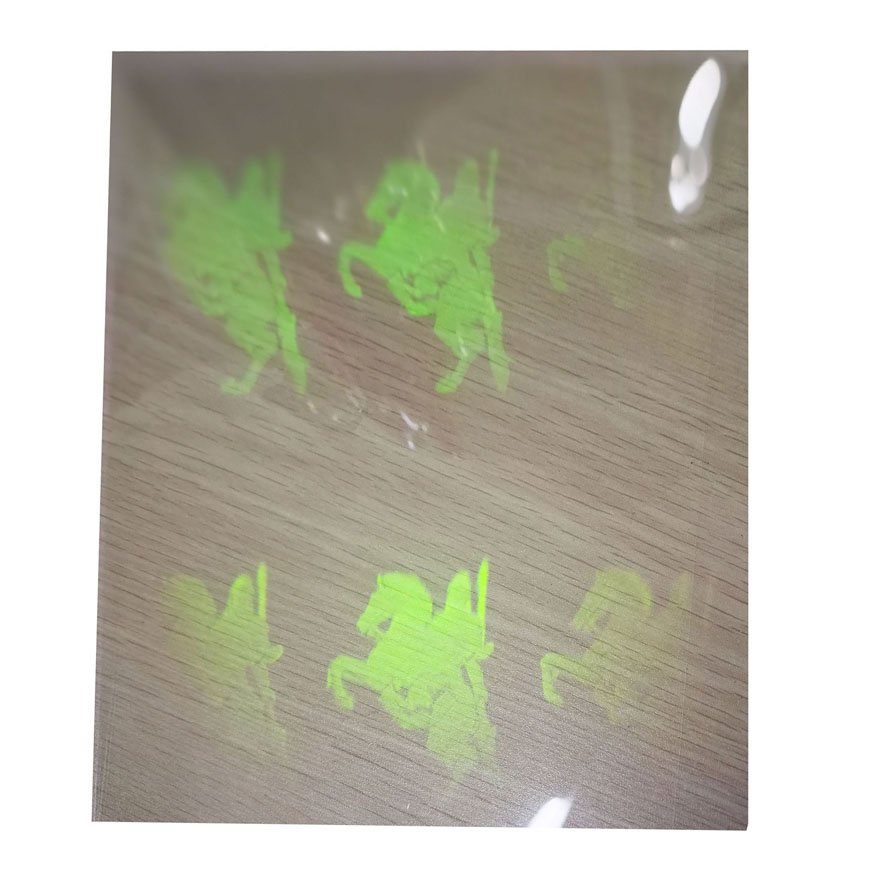 Custom design gold foil embossing transparent sticker