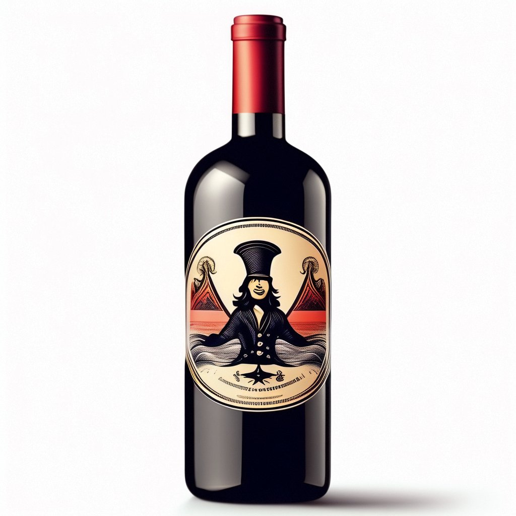 Custom Top Grade Red Wine Labels Self Adhesive Bottle Label Stickers With Gold Foil Stamping